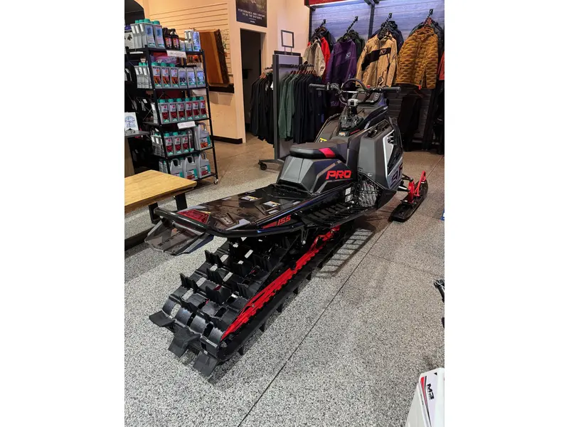 2026 Polaris 9R RMK PRO 155X3.25 - Frosted Silver Metallic / Black / INDY®  Red