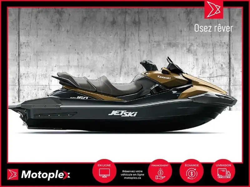2023 Kawasaki Jet Ski Ultra 160 LX Demo 37 Heur