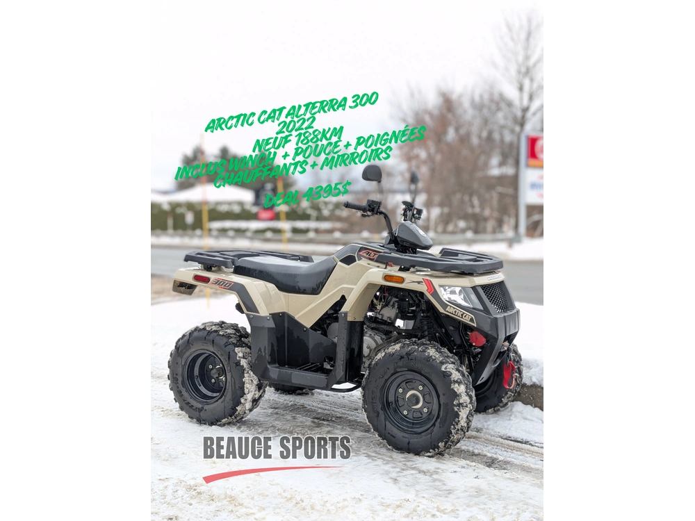 Arctic Cat Alterra 300 | 🌍 Concurrents : Trx250 / Kodiak / Cforce 400 🌍 | 2022 alt