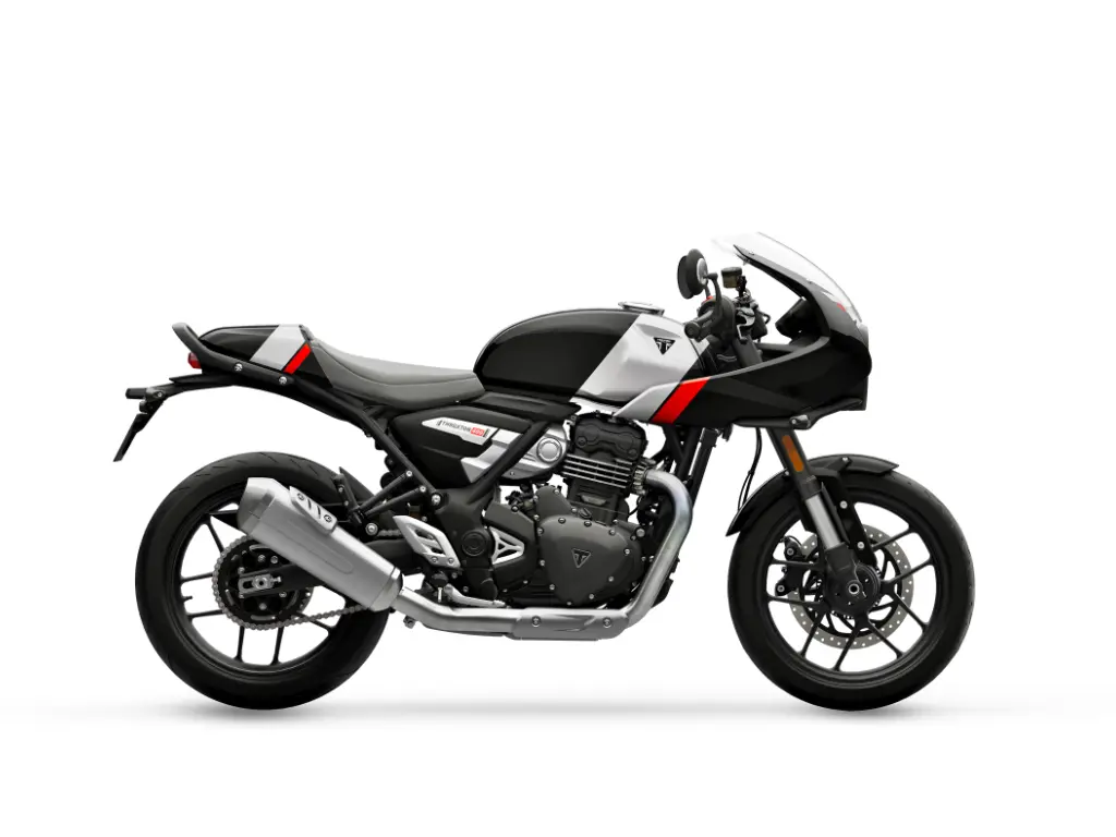 2026 Triumph Thruxton 400 // Phantom Black/Aluminum Silver 