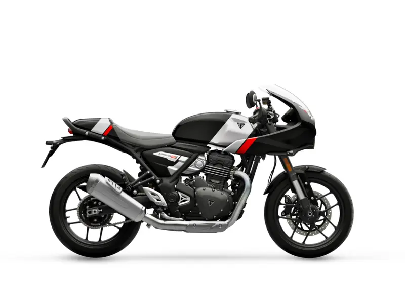 2026 Triumph Thruxton 400 // Phantom Black/Aluminum Silver