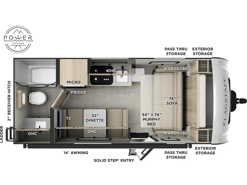 Forest River Flagstaff E-pro E19fds 2026 alt