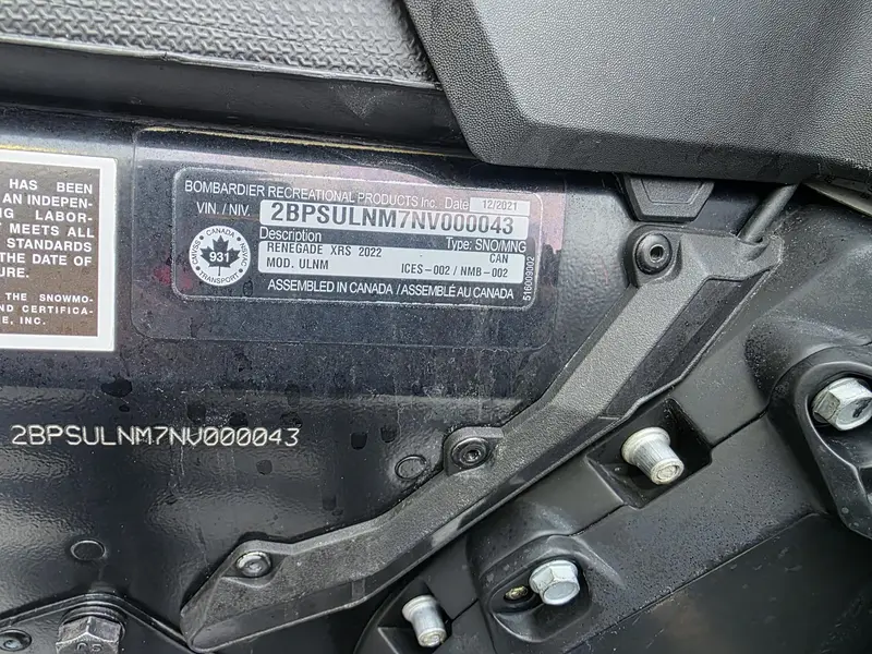 2022 Ski-Doo RENEGADE XRS 850