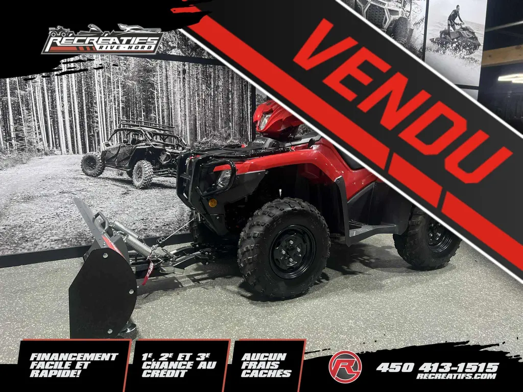2025 Honda FOREMAN RUBICON 520 DCT IRS EPS - **PELLE INCLUSE!!**