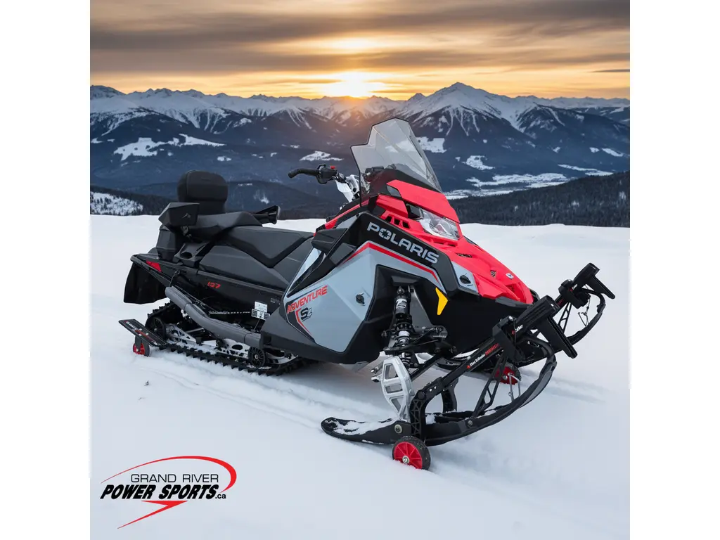 2025 Polaris ProStar S4 INDY Adventure 137 Storm Gray / Indy Red