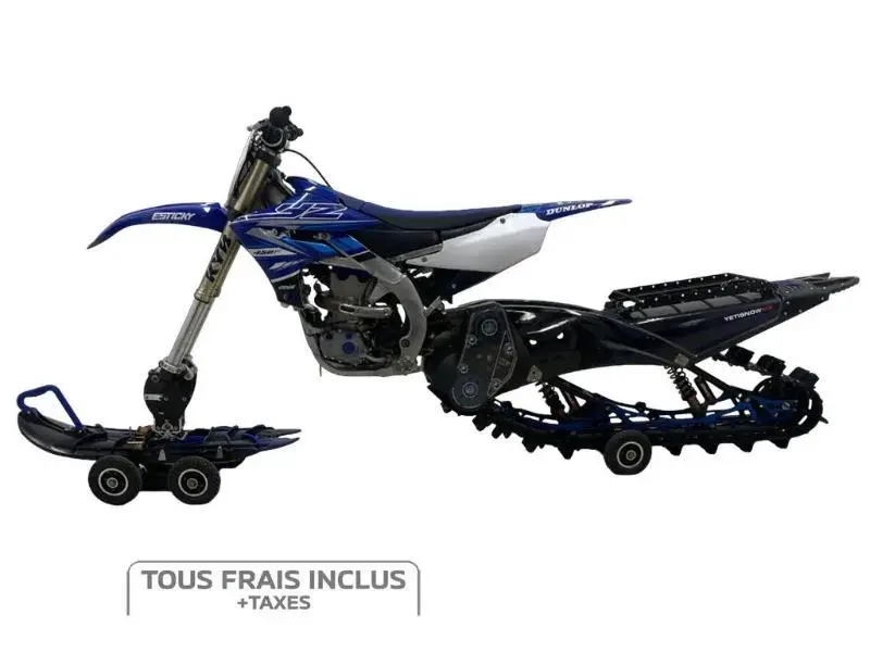 2019 Yamaha YZ450F et YETI snow mx Freeride 129