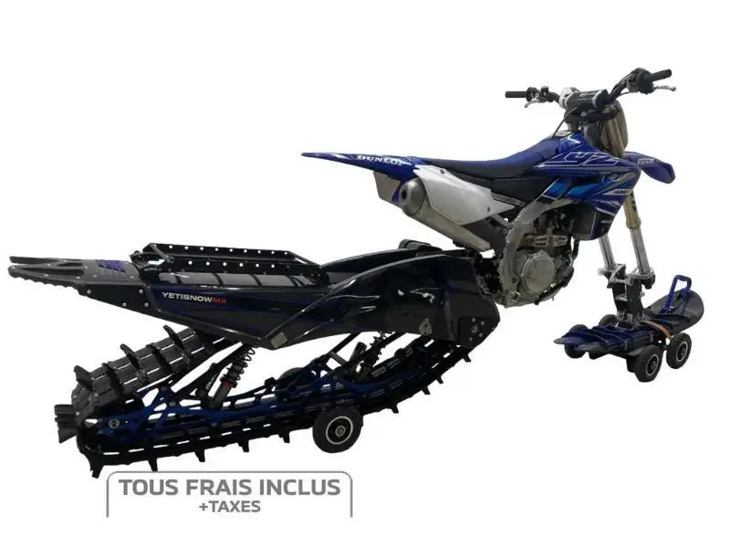 2019 Yamaha YZ450F et YETI snow mx Freeride 129