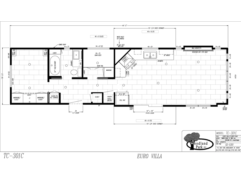 Woodland Park Euro Villa Tc-301c 2025 alt