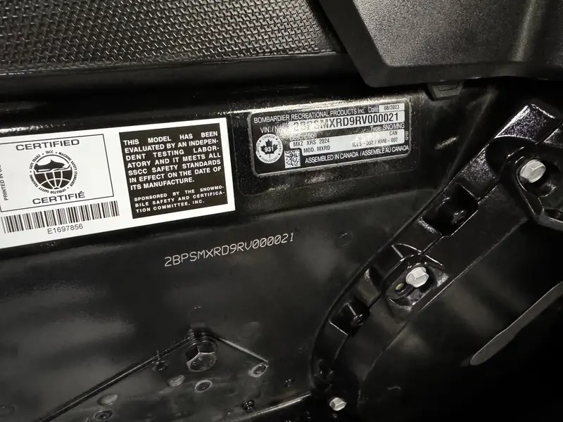 2024 Ski-Doo MXZ XRS 850 E-TEC /