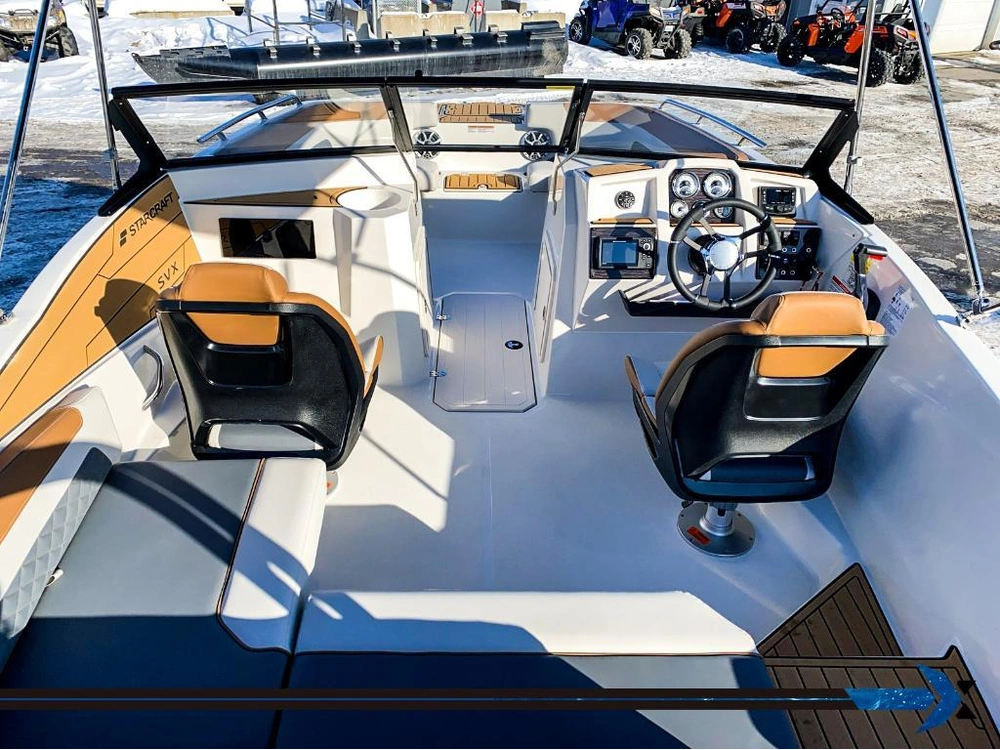 Starcraft Svx 190 Ob 140hp Deck Boat Bateau Ponté 2025 alt