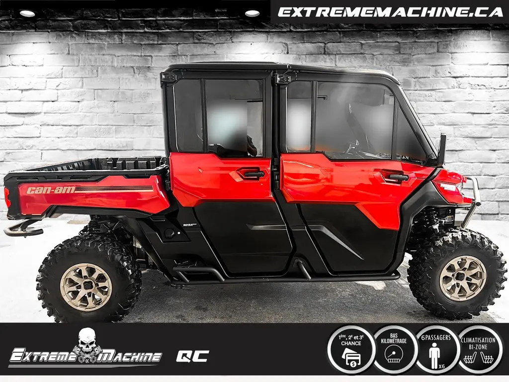 Can-Am DEFENDER MAX HD10 LIMITED CAB DPS 2024 - IMPECCABLE - SEULEMENT 3657KM