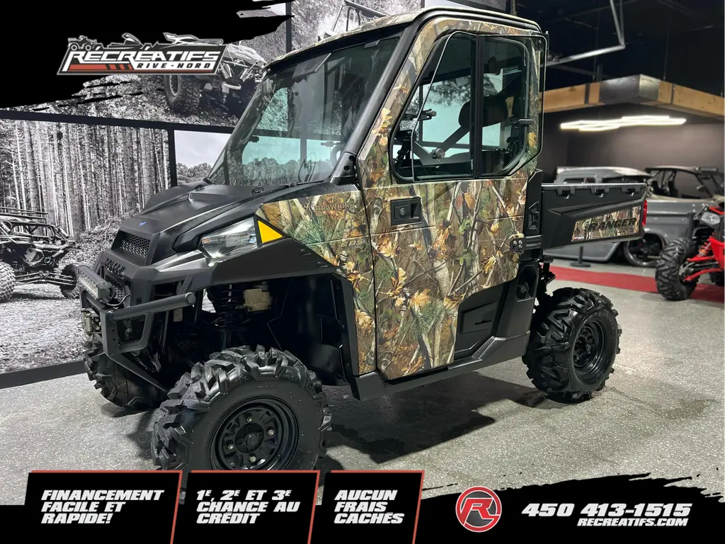 2014 Polaris Ranger XP 900 Browning limited Edition **CABINE FERMÉE ISOLÉE!**