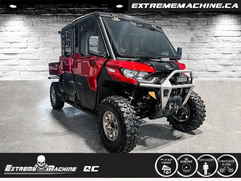 Can-Am DEFENDER MAX HD10 LIMITED CAB DPS 2024 - IMPECCABLE - SEULEMENT 3657KM