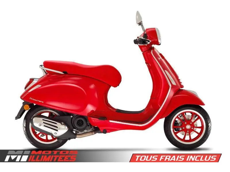 2023 Vespa Primavera 50 Red 