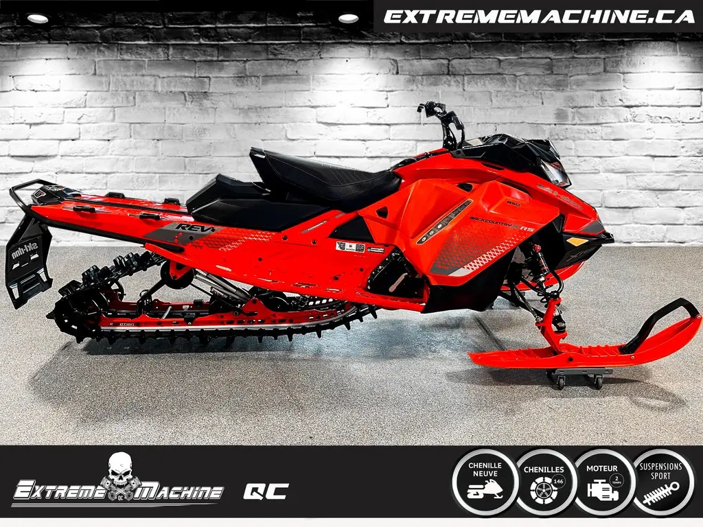 2019 SKIDOO BACKCOUNTRY XRS 146 » 850 CHENILLE NEUVE!!