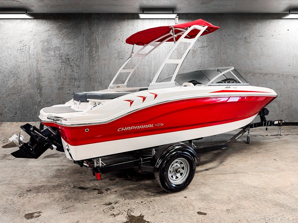 2019 Chaparral 19 H2o Deluxe 4.5 Litres Mercruiser Seulement 14 Heures 2019 alt