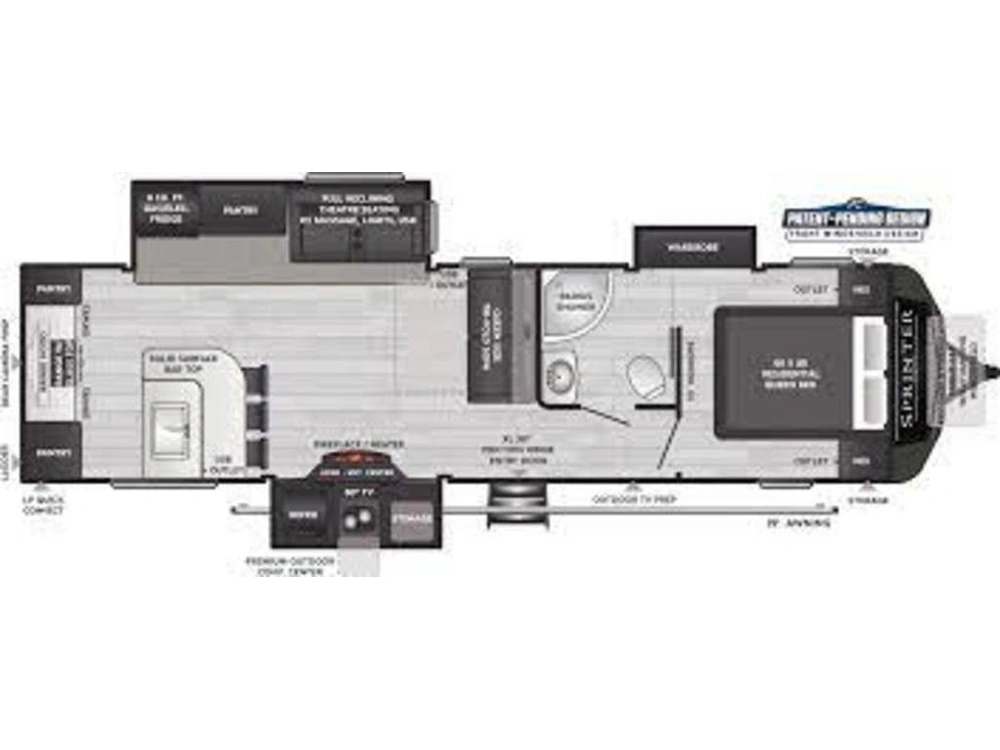 2022 Keystone Rv Sprinter Limited 320mls alt