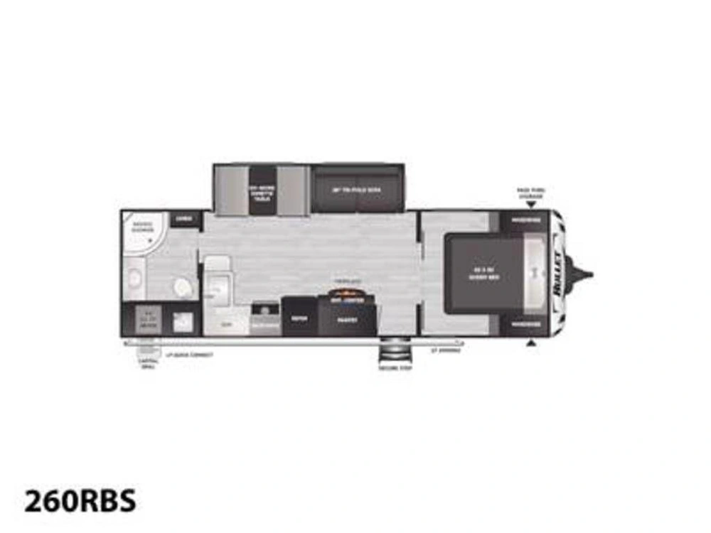 2025 Keystone Rv Bullet Crossfire 260rbs alt