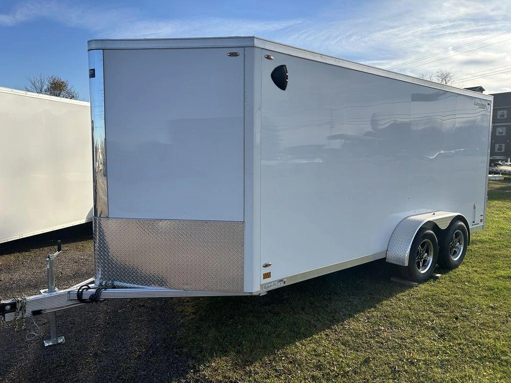 2026 Legend 7x16+3 Flat Top Barn Door alt
