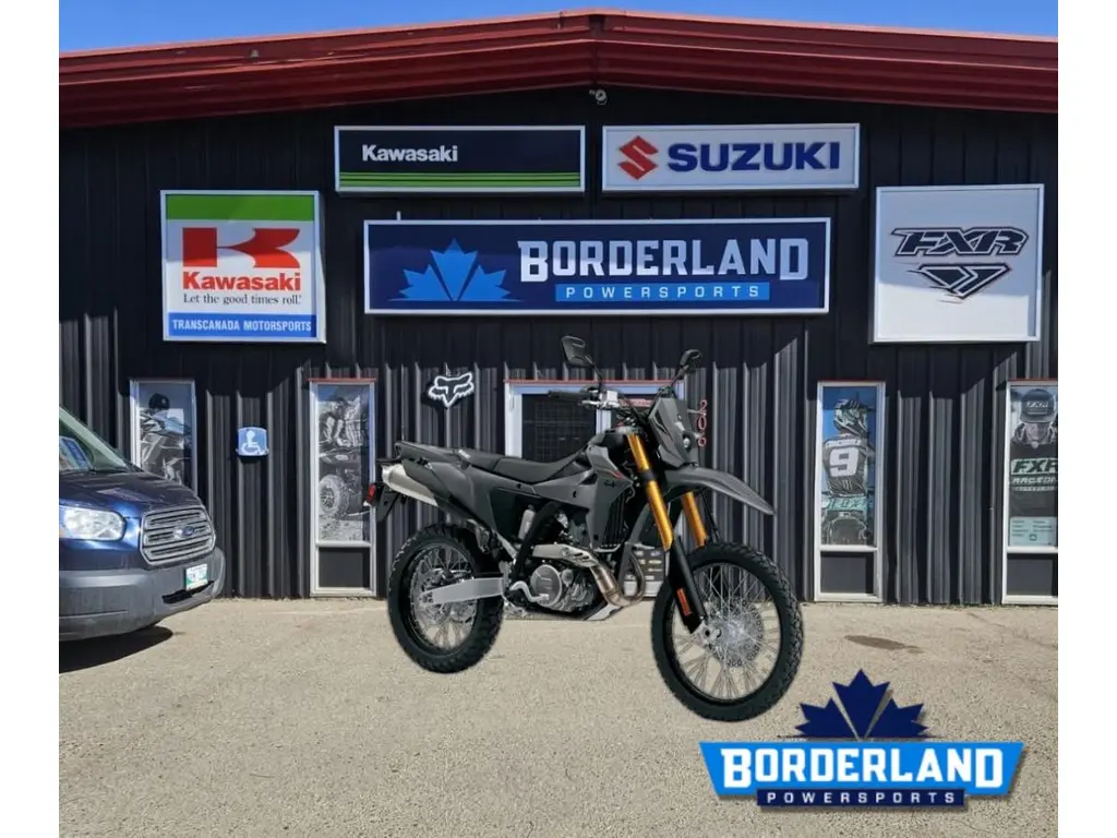 2025 Suzuki DR-Z 4S-Solid Iron Gray 