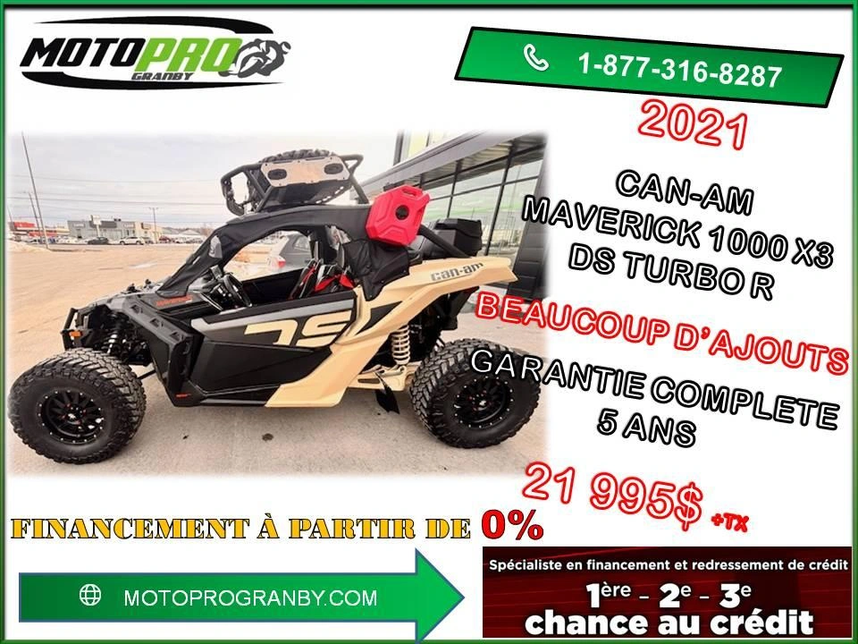 2021 Can-am Maverick 1000 X3 Dps Turbo R Maverick1000 1000x3 Turbo R alt