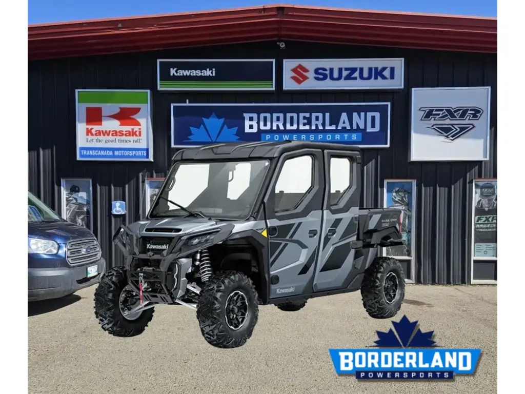 2025 Kawasaki RIDGE® XR CREW LIMITED HVAC-Metallic Bluish Gray 