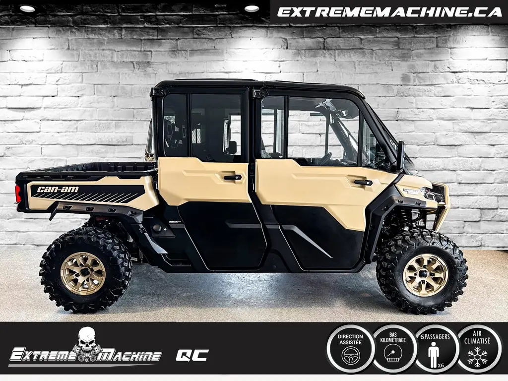 Can-Am CAN AM DEFENDER MAX HD10 LIMITED CAB 2025 - TRÈS PROPRE & PRÊT POUR LA SAISON!!!