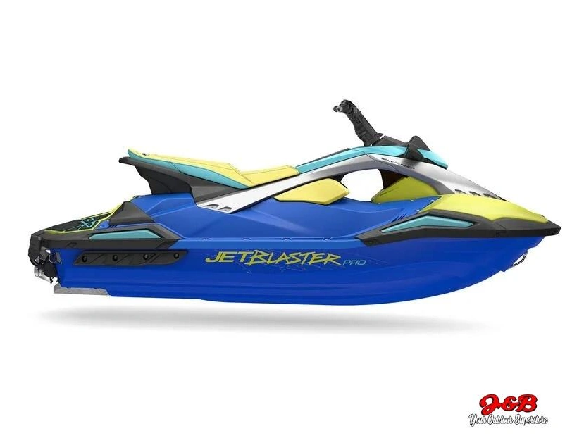 2026 Yamaha Jetblaster Pro 3-up Azure Blue/lunar Yellow alt