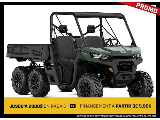 2026 Can-Am Defender 6x6 DPS HD10