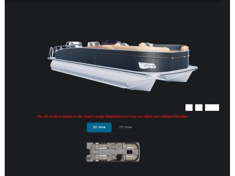 2026 Avalon Catalina Quad Lounger 23 Pieds alt