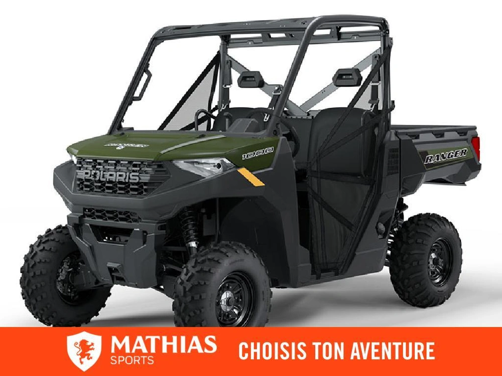 2025 Polaris Ranger 1000 Porte Canva + Toit + 2 Pare-brise alt