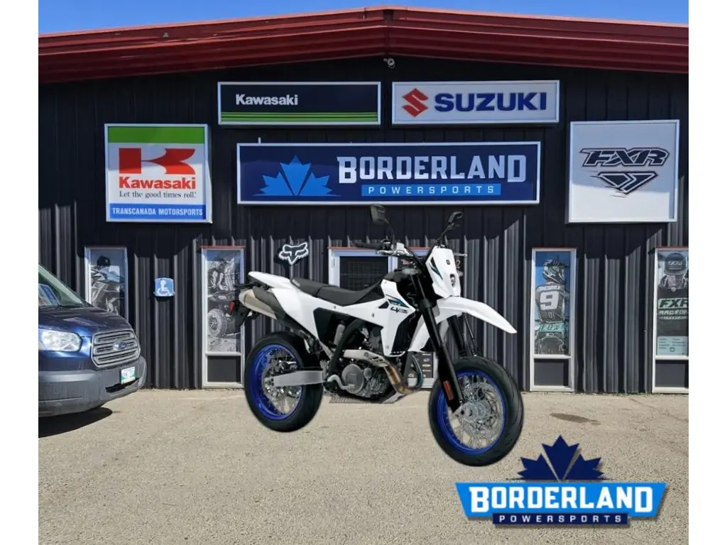 2025 Suzuki DR-Z 4SM Base-Solid Special White No.2 