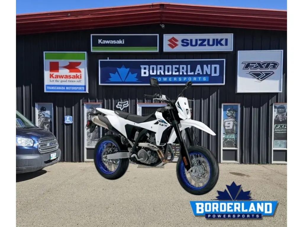 2025 Suzuki DR-Z 4SM Base-Solid Special White No.2