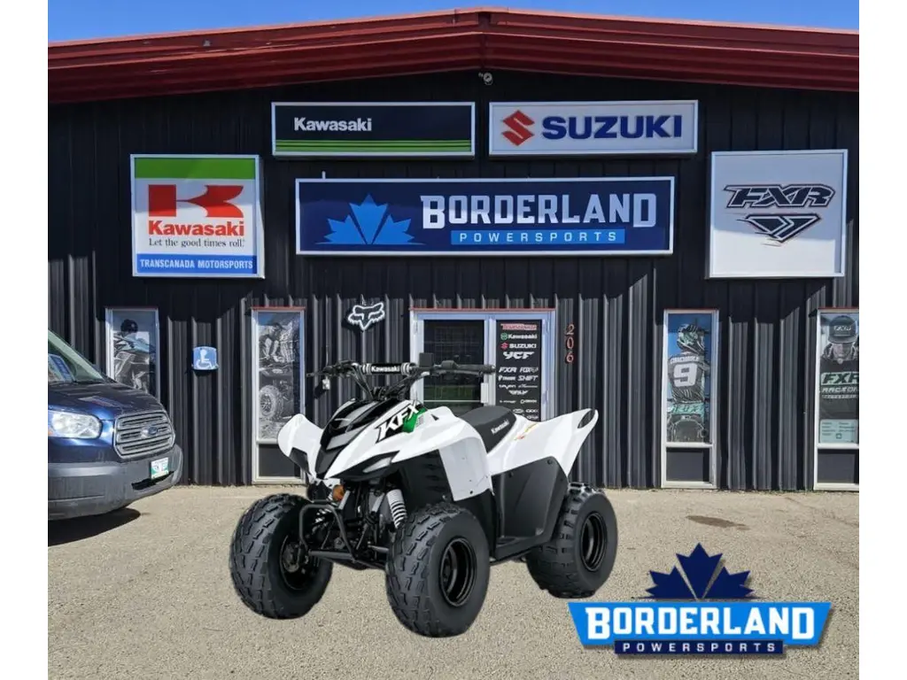 2026 Kawasaki KFX® 90 - Bright White