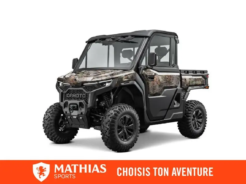2026 CFMOTO UFORCE U10 PRO HIGHLAND CAMOUFLAGE KANATI