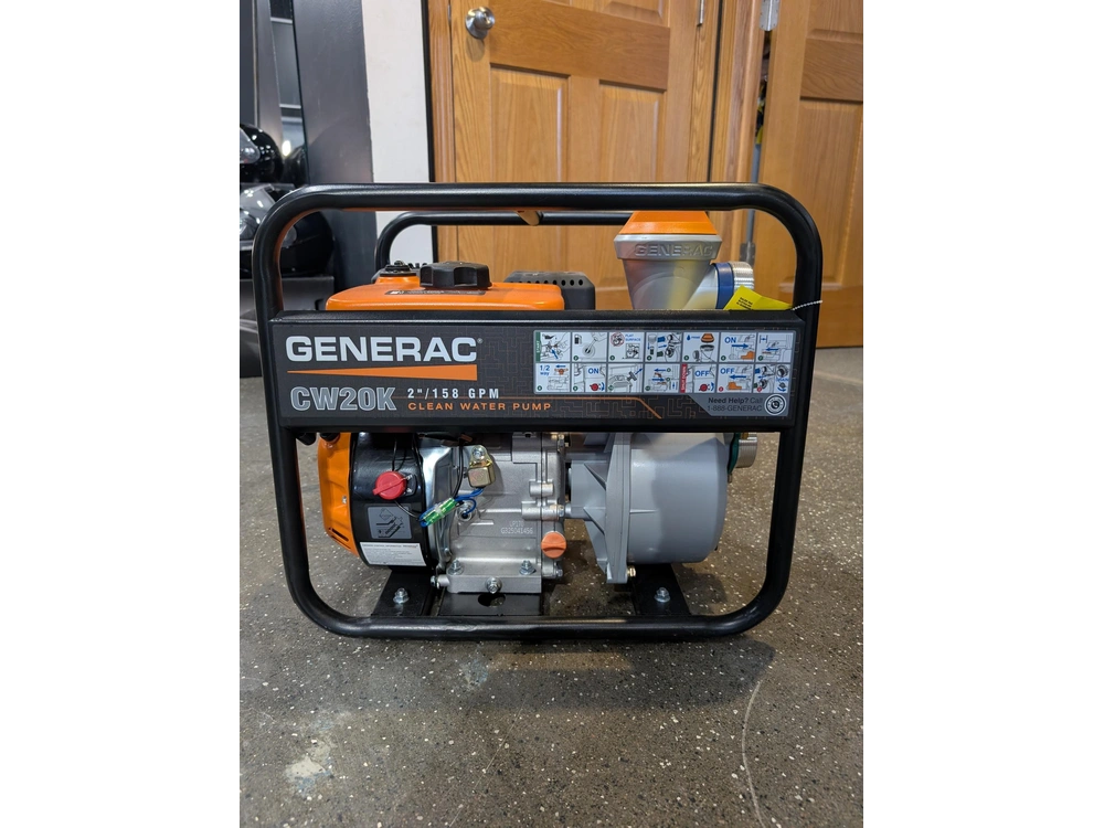 2026 Generac Water Pump 2" W/ Hose Kit alt