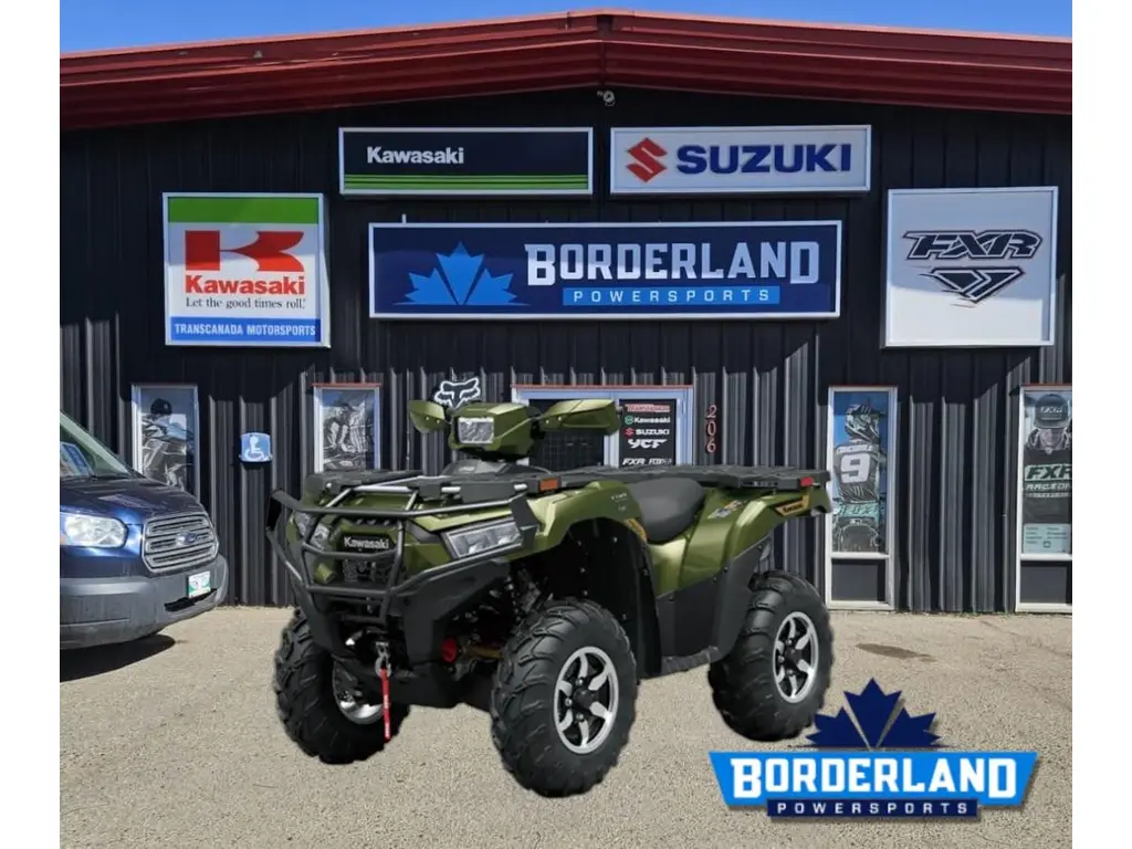 2026 Kawasaki Brute Force® 750 SE EPS- Metallic Gold Sparkle Deep Green 