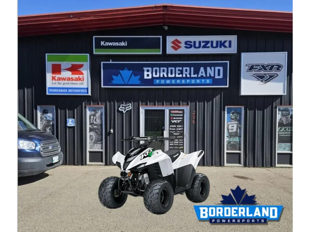 2026 Kawasaki KFX 50 - Bright White 
