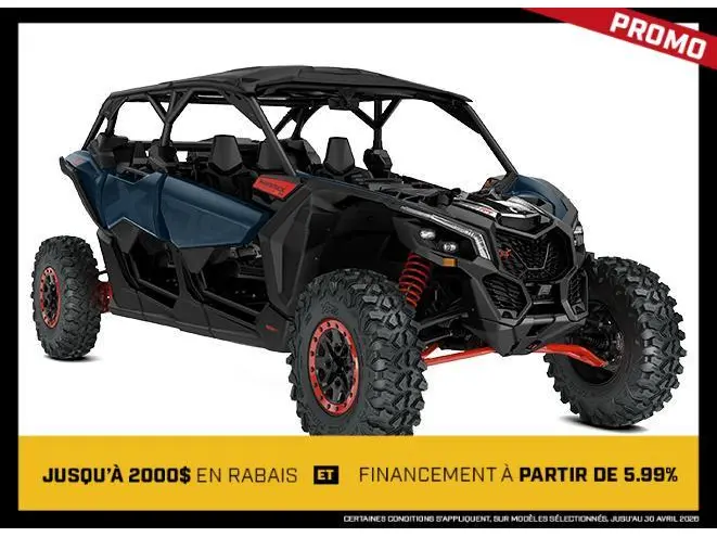 2026 Can-Am Maverick X3 MAX X ds TURBO RR with 10.25 in. infotainment
