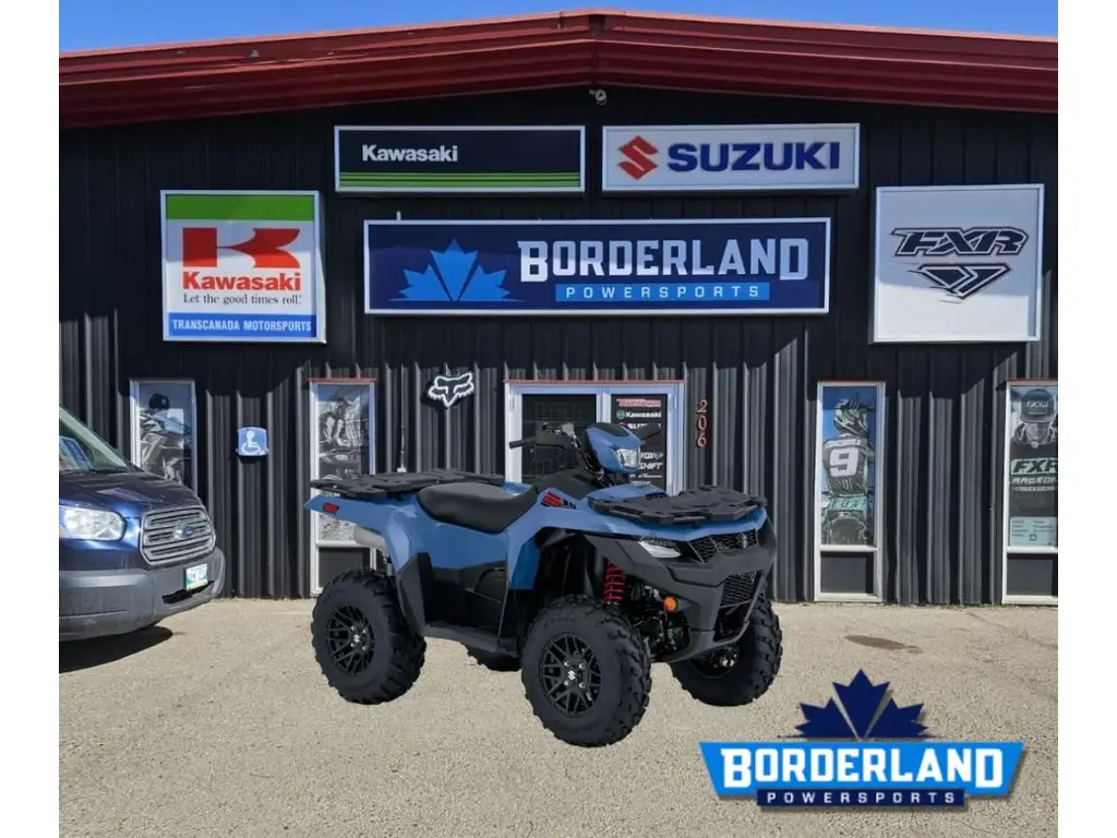 2026 Suzuki KingQuad 500 XPZ Power Streeing - Armoured Blue Grey