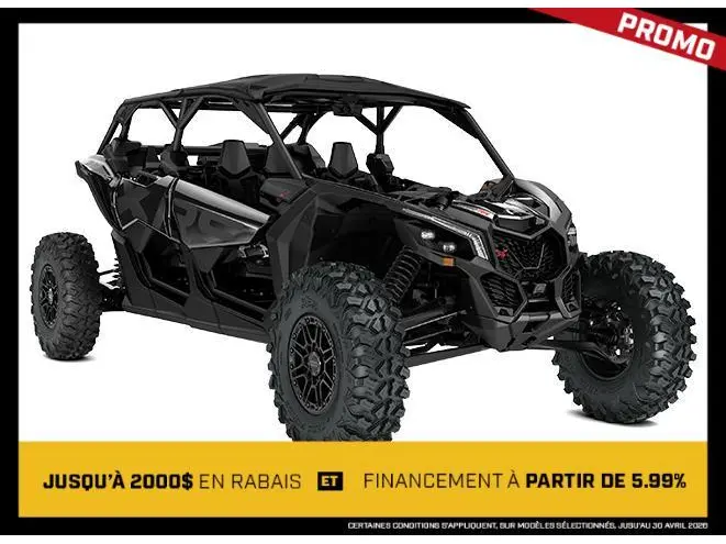 2026 Can-Am Maverick X3 MAX X rs TURBO RR Smart-Shox with 10.25 in. infotainment