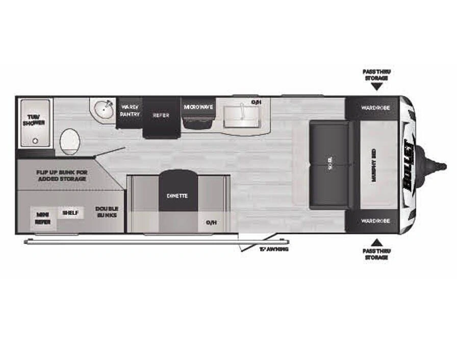 Keystone Rv Bullet Crossfire 2200bhs 2022 alt