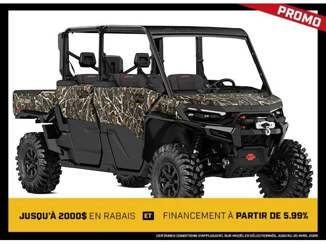 2026 Can-Am Defender MAX X mr HD11 with half doors