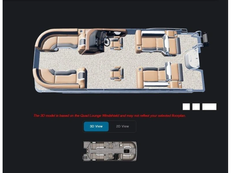 2026 Avalon Catalina Quad Lounger 23 Pieds alt
