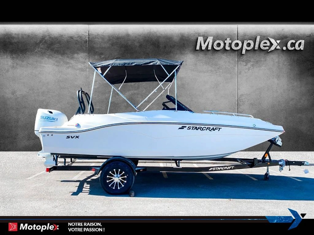 2025 Starcraft Svx 190 Ob 140hp Deck Boat Bateau Ponté alt