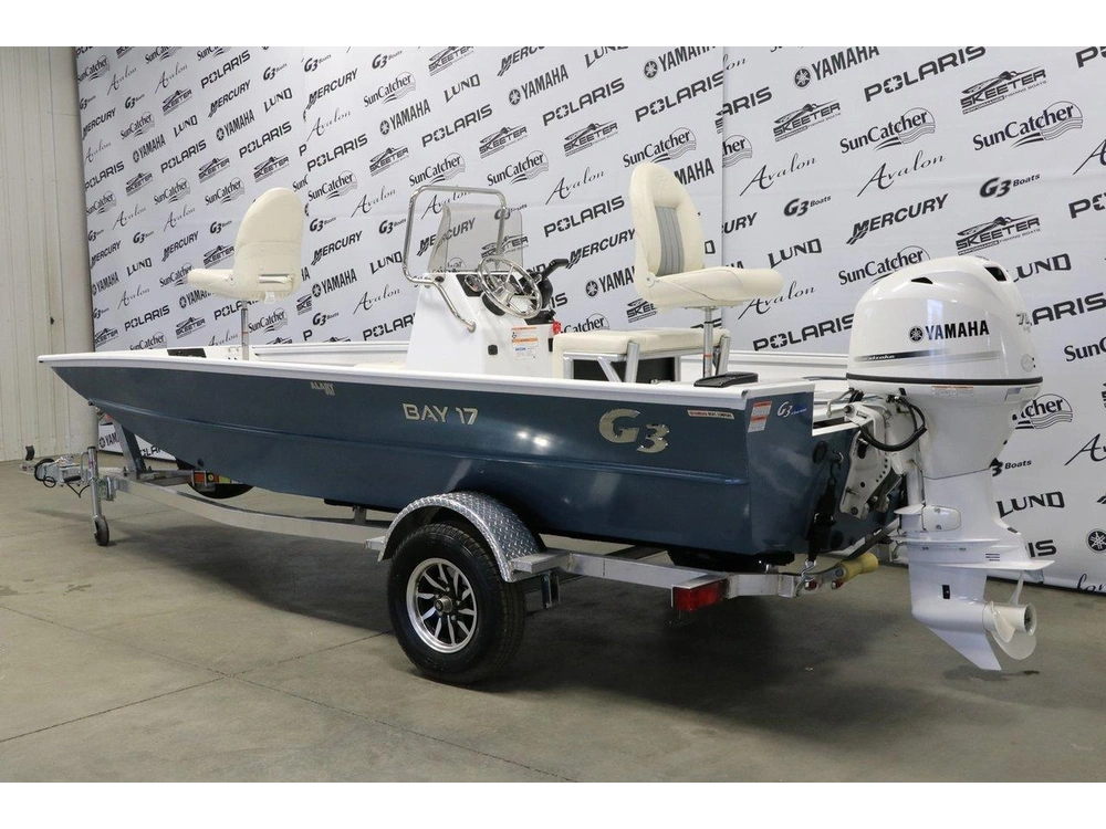 G3 Boats G3 Boats Bay 17 + Yamaha 70 Hp Blanc & Remorque 2024 alt