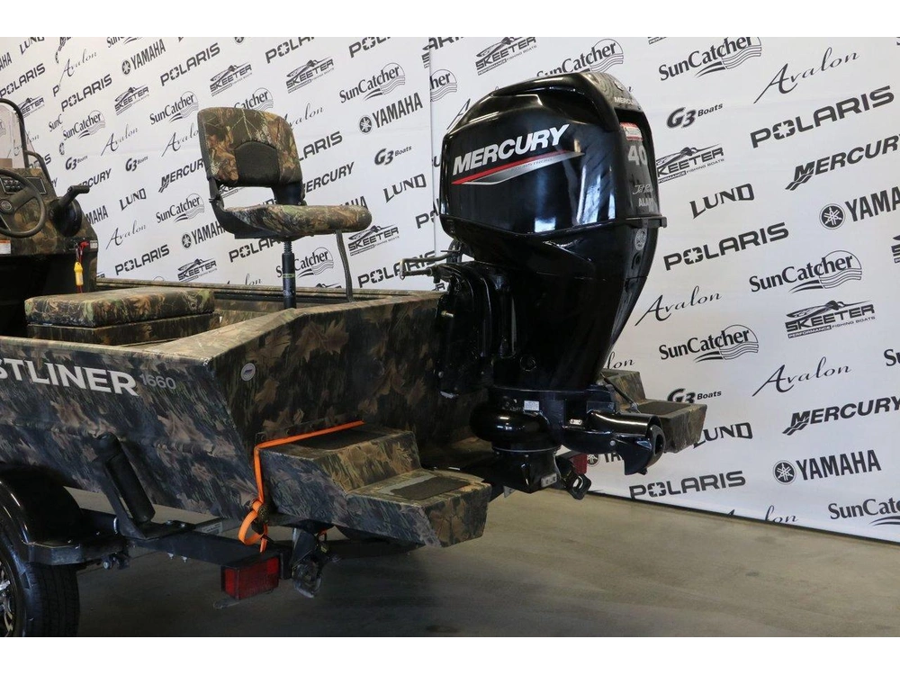Crestliner 1660 Retriever Fcc + Mercury 40 Hp A Jet 2023 alt