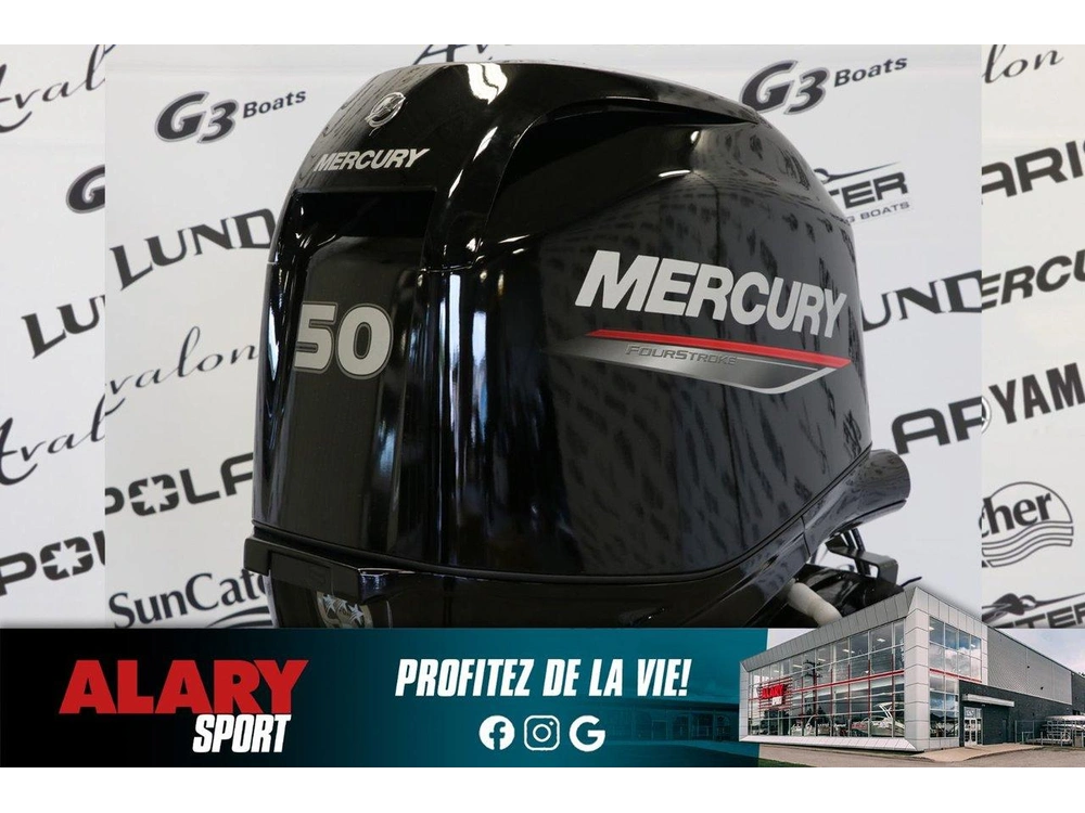 2026 Mercury 50elpt Démarreur Élèctrique, Pied Long (20 Pouces) alt
