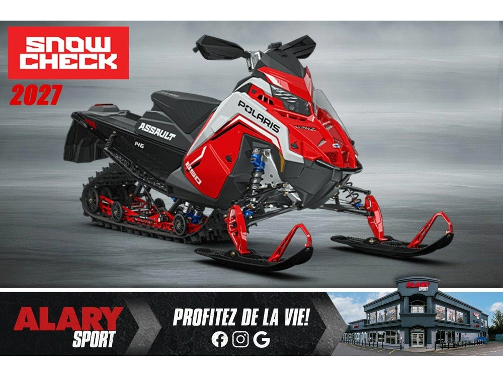 2027 Polaris 850 Switchback Assault 146 Escape Ifs Snowcheck (exclusif)
