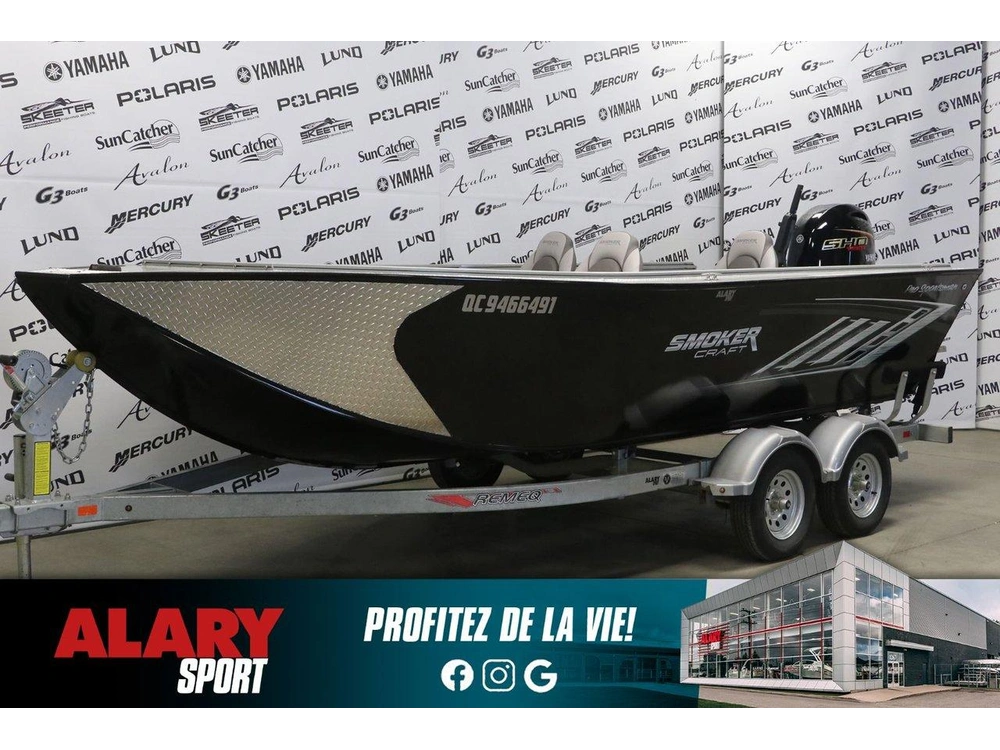 2025 Smoker-craft Smoker Kraft Pro Sportsman 1872 Tl + Yamaha Vmax 90 Hp & Remorque alt